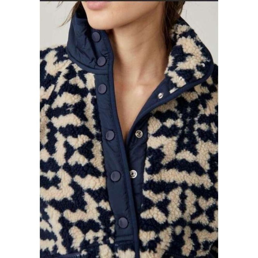 Free People Hit The Slopes Printed Fleece Jacket - Picture 10 of 15